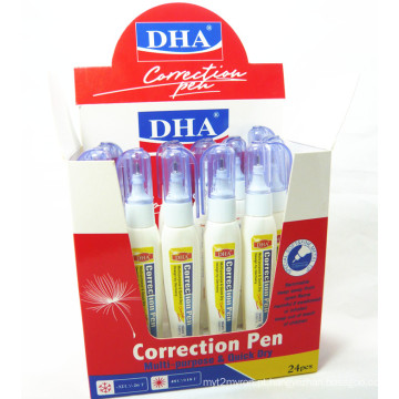 A alta qualidade seca rapidamente a pena fluida Dh-812 da correção não tóxica usada no escritório e na escola